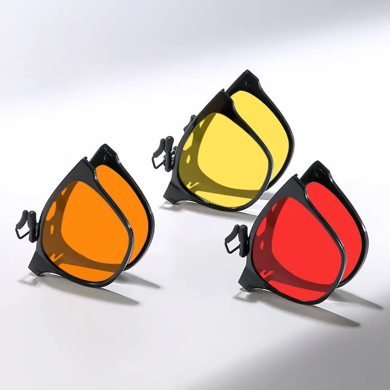 2025 specializzato per giochi competitivi, occhiali ultraleggeri Flip up per occhiali anti luce blu per visione notturna, occhiali per miopia