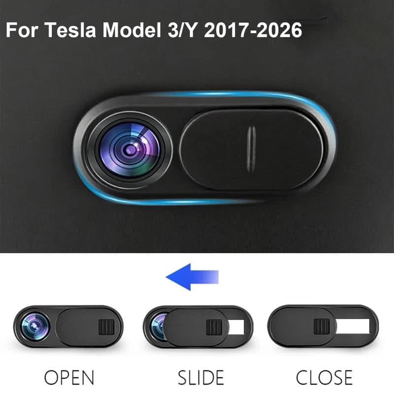 For Tesla Model Y Juniper 2025 Model 3 Car Camera Cover Webcam Slide Blocker 1/3/5 Pcs compatible with tablet PC Laptop iPad