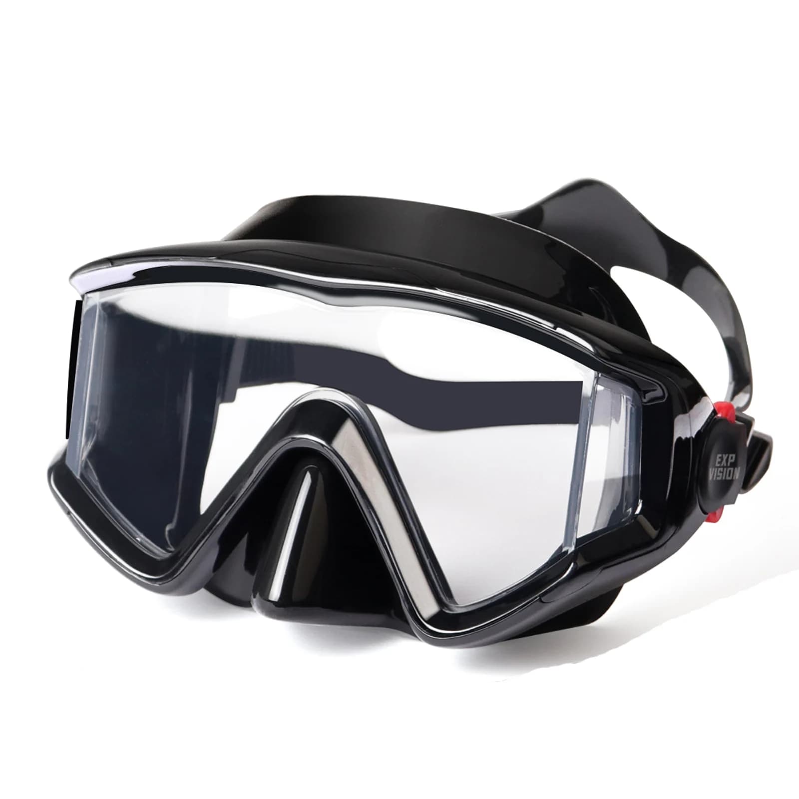 Snorkeling mask, suitable for adults, scuba diving, snorkeling glasses with PC lens