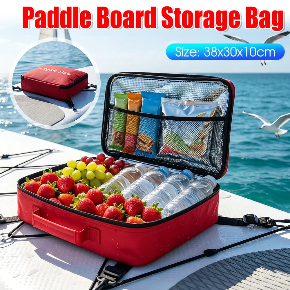 Paddle Board Storage Bag Waterproof Insulated Storage Bag Compact Lightweight for Kayak Paddle Board Outdoor Surfing Accessory