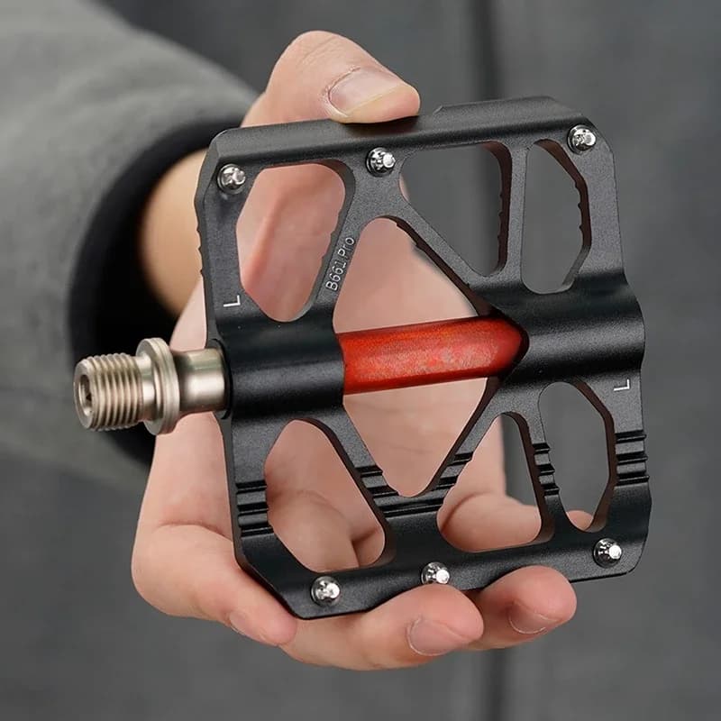 Pedali Ultra Leggeri in Lega di Alluminio con Cuscinetti Universali per Mountain Bike e Bici da Strada