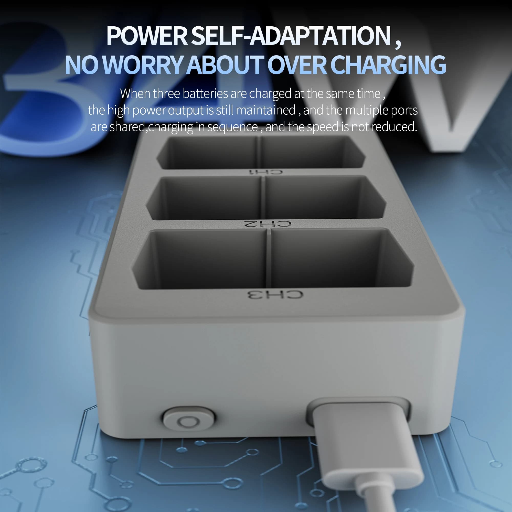 Hub di Ricarica Rapida per Batterie Mini 5 Pro, Accessorio per Droni DJI Mini 4 Pro, Caricabatterie con Schermo LCD per DJI Mini 3 Pro