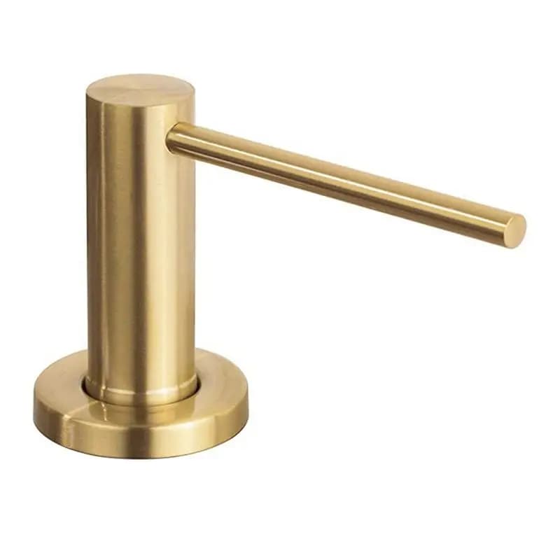 AEE8-Dispenser di Sapone per Lavello da Cucina in Acciaio Inox Spazzolato con Pompa Integrata per Lozione Mani