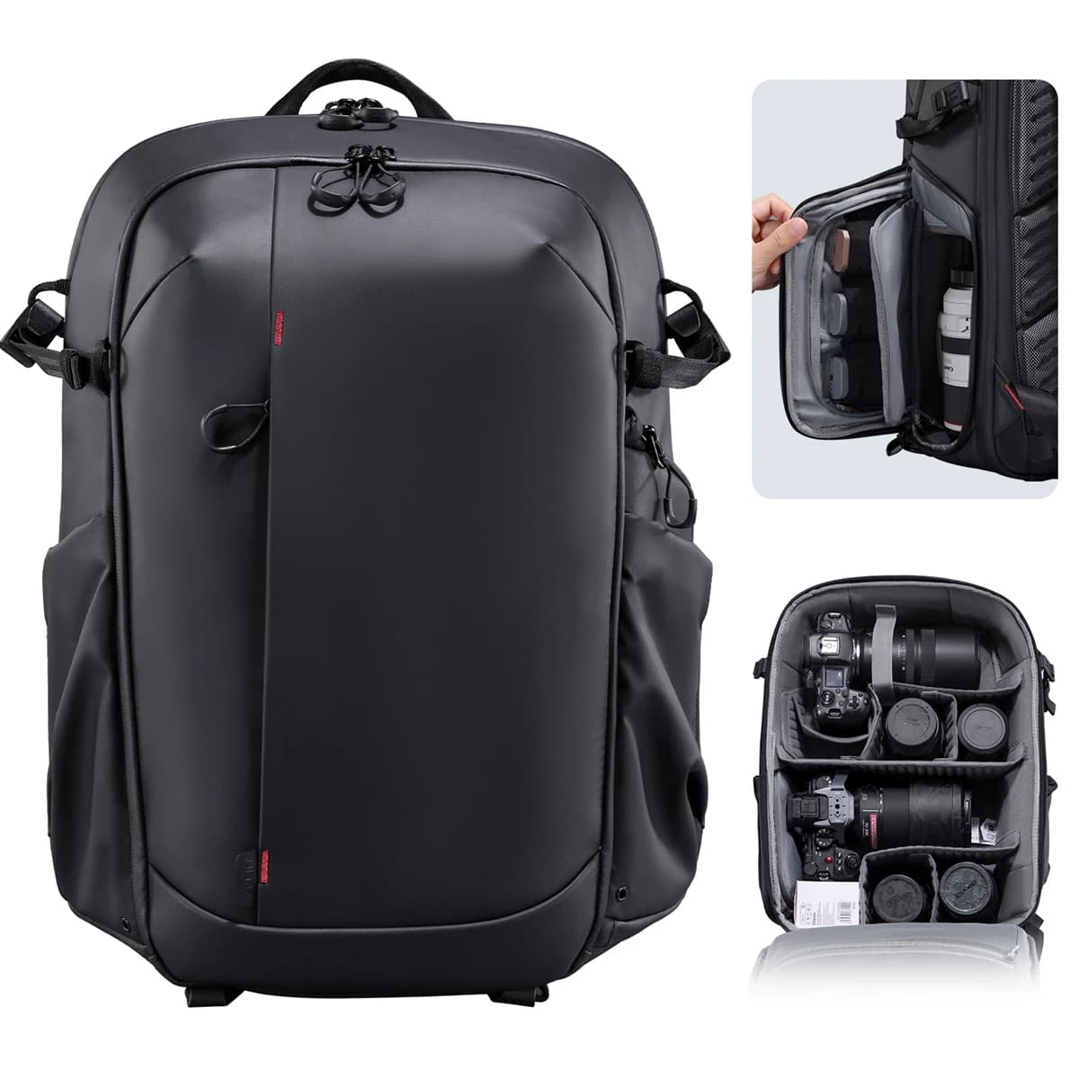 Ulanzi BP09 camera backpack 22L large capacity waterproof digital SLR camera photo travel bag support for tripod outdoor video