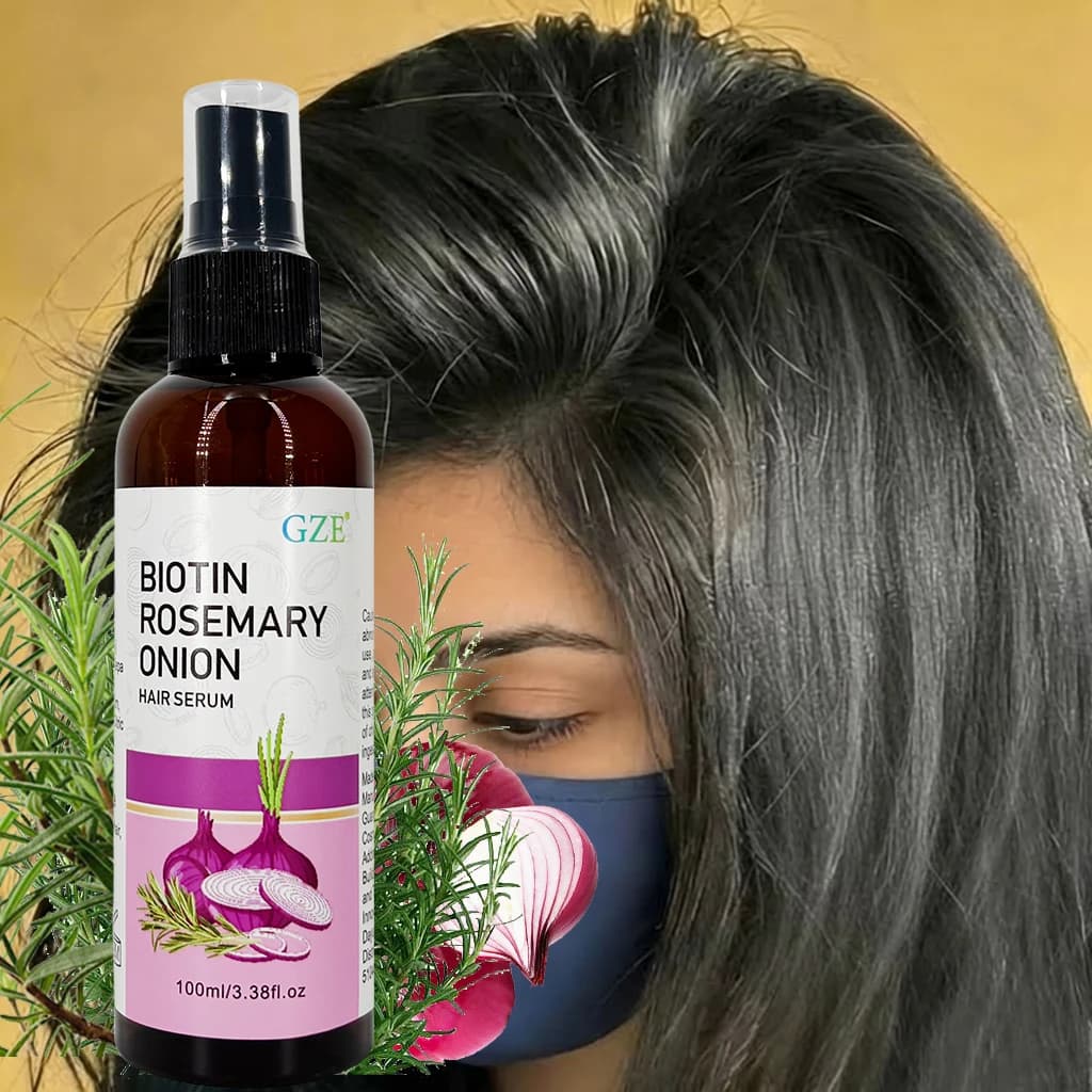 GZE Biotin Rosemary Cipolla Siero for hair Moisturizing serum for hair Strong protection from hair heat Anti-rupture for dry and damaged hair