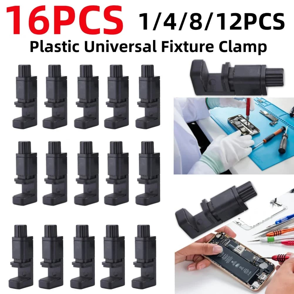 1-16Pcs Universal Fixture Clamp Holder Tablet LCD Display Screen Fixed Repair Tool Adjustable Mobile Phone Repair Clip Tool