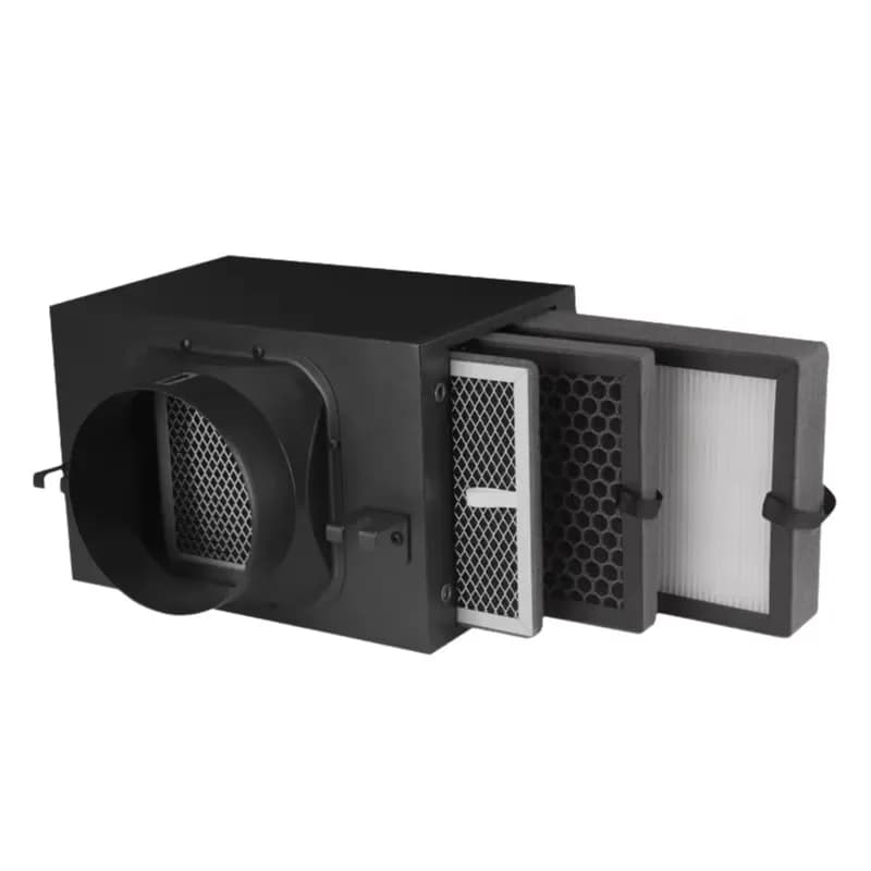 Filtro per Aria Fresca PM2.5 con Scatola Filtrante, Pre-Filtro e Purificatore a Carbone Attivo
