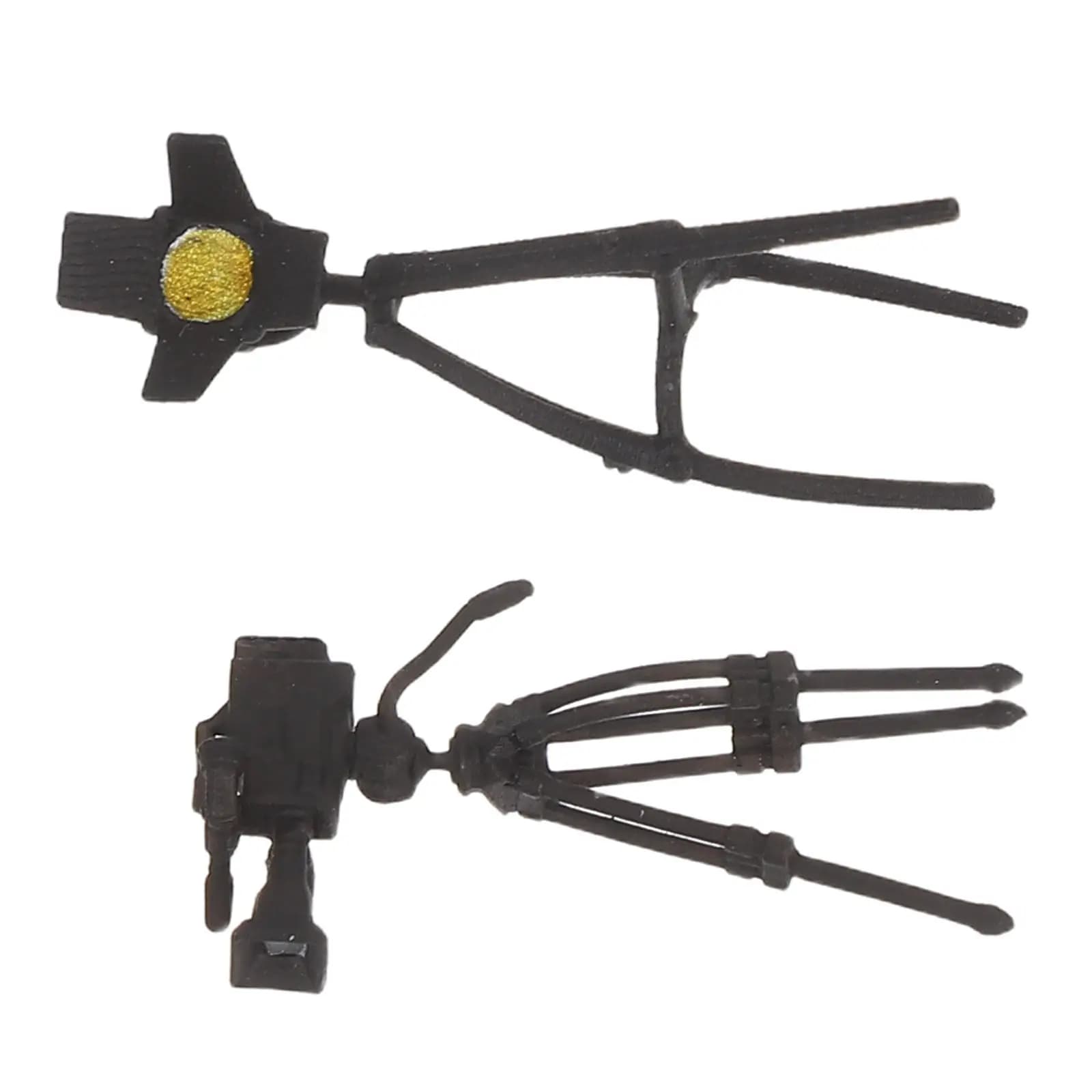 2 Piece Miniature Photo Kit with Realistic Camera Resin Holder, Small Tripod for Creative Screen Printing from Desk and Decorations for Micro Scene