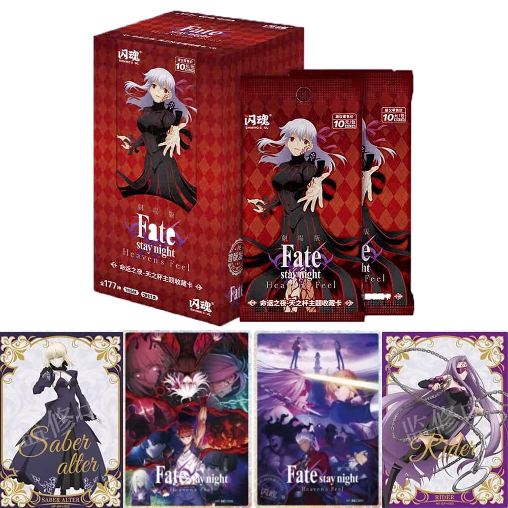 Shining Soul Genuine Fate Stay Night Cup Theme Game Cards Anime Peripherals Festival Collection Gifts Toy