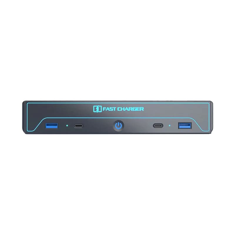 Per Tesla Model 3 Caricatore USB di controllo centrale Docking station fluente Compatibile con atmosfera luminosa Modifica amplificatore L
