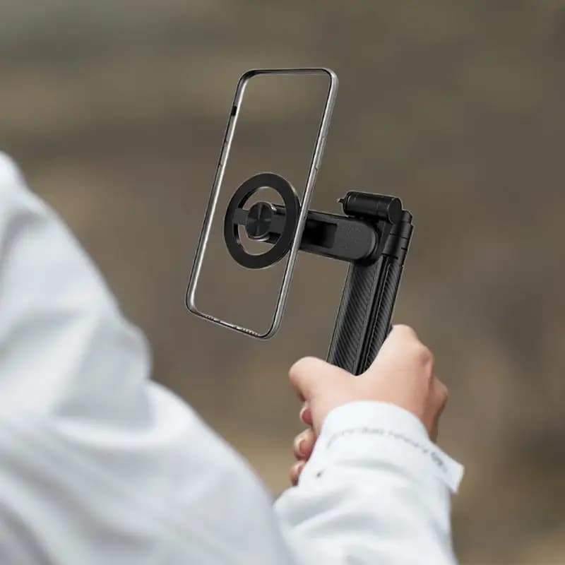 Supporto per telefono con selfie stick estensibile con selfie stick retrattile magnetico pieghevole a distanza senza fili per palestra fotografica di viaggio
