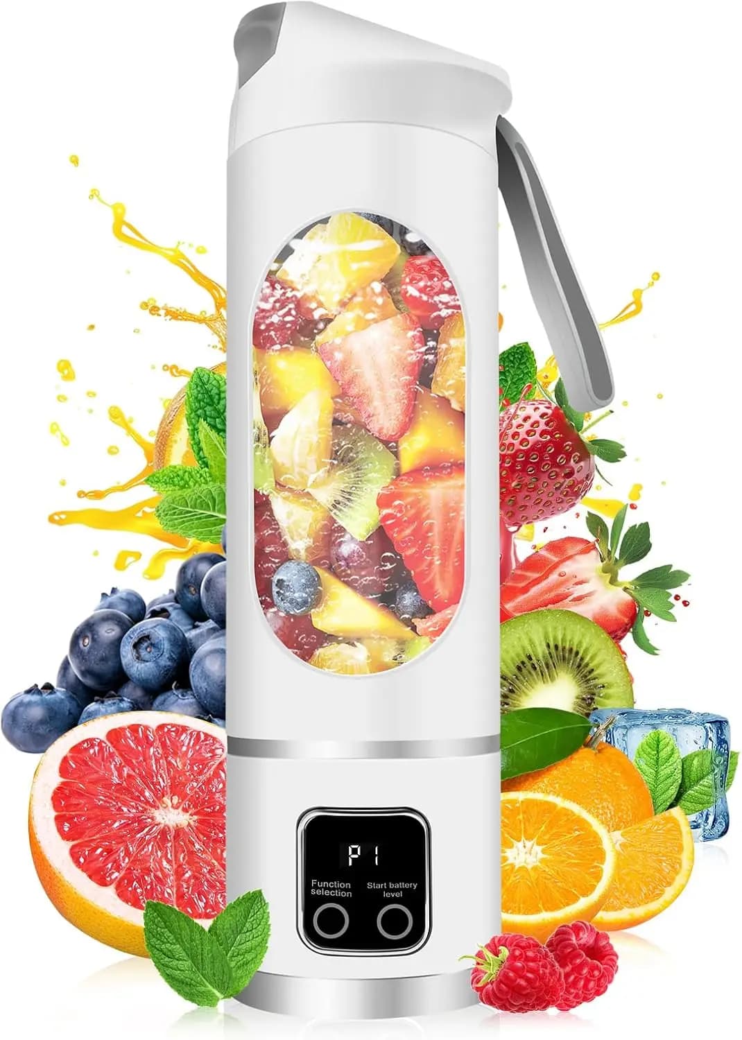USB portable portable blender, 500 ml portable blender for juices and smoothies, small