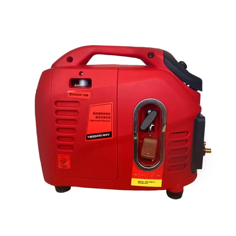 Large Truck 24v DC Digital Frequency Conversion Generator 148F Parking Air Conditioner Silent Power Bank Generator