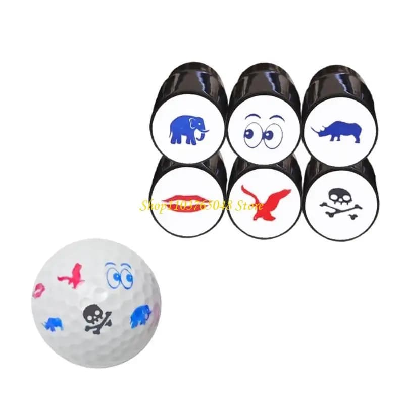 R53E Pallina da golf Stamper Indicatore timbro plastica Strumento marcatura allineamento della pallina da golf da