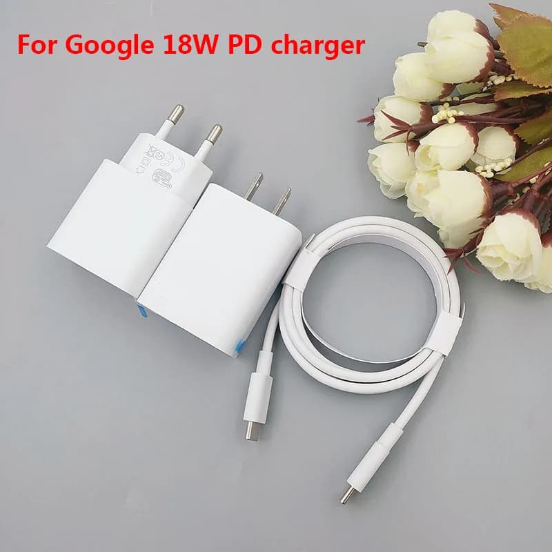 18W USB-C PD Charger For Google Pixel 10A 9A 8A 7A 6A 5 4A 3A XL PD Fast Wall Charging Adapter Compatible With USB-C Devices