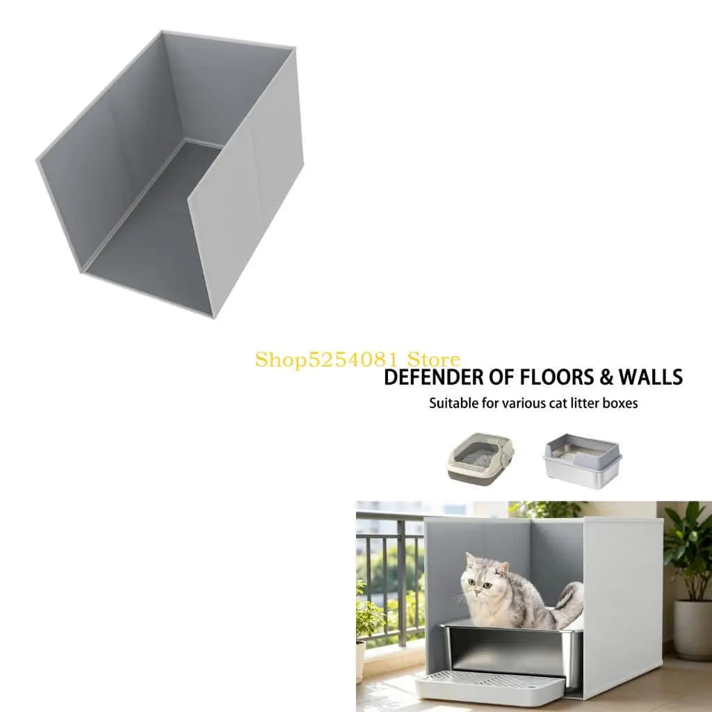 AXYC Compacts Cats Litters Box Enclosure Simple To Install Water Resistance Seamlessly Urine Leakage Enclosure For Apartments