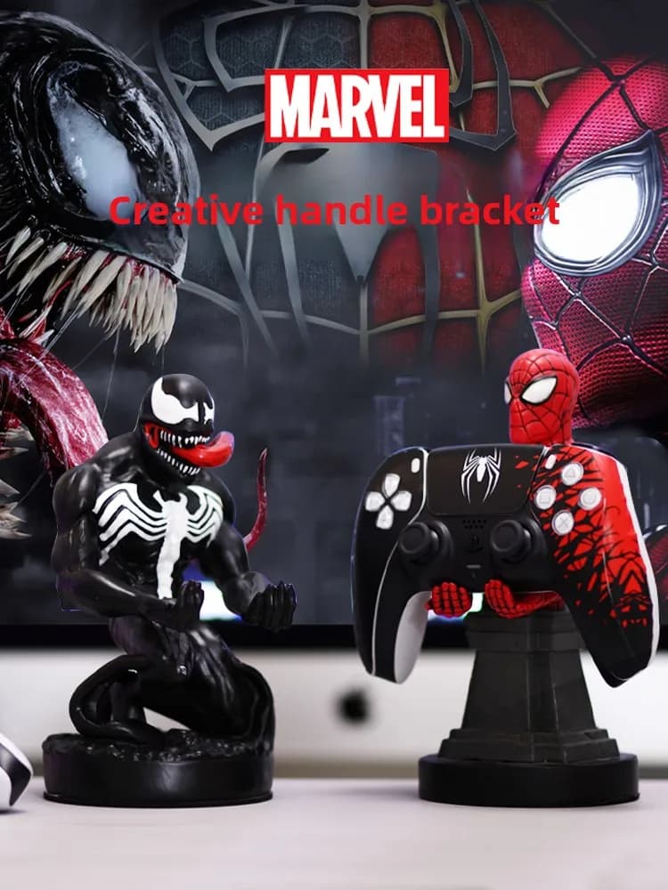 Supporto creativo per controller PS5/Xbox/PS4 a forma di Spider-Man, accessorio da gioco unico per decorazione da scrivania.