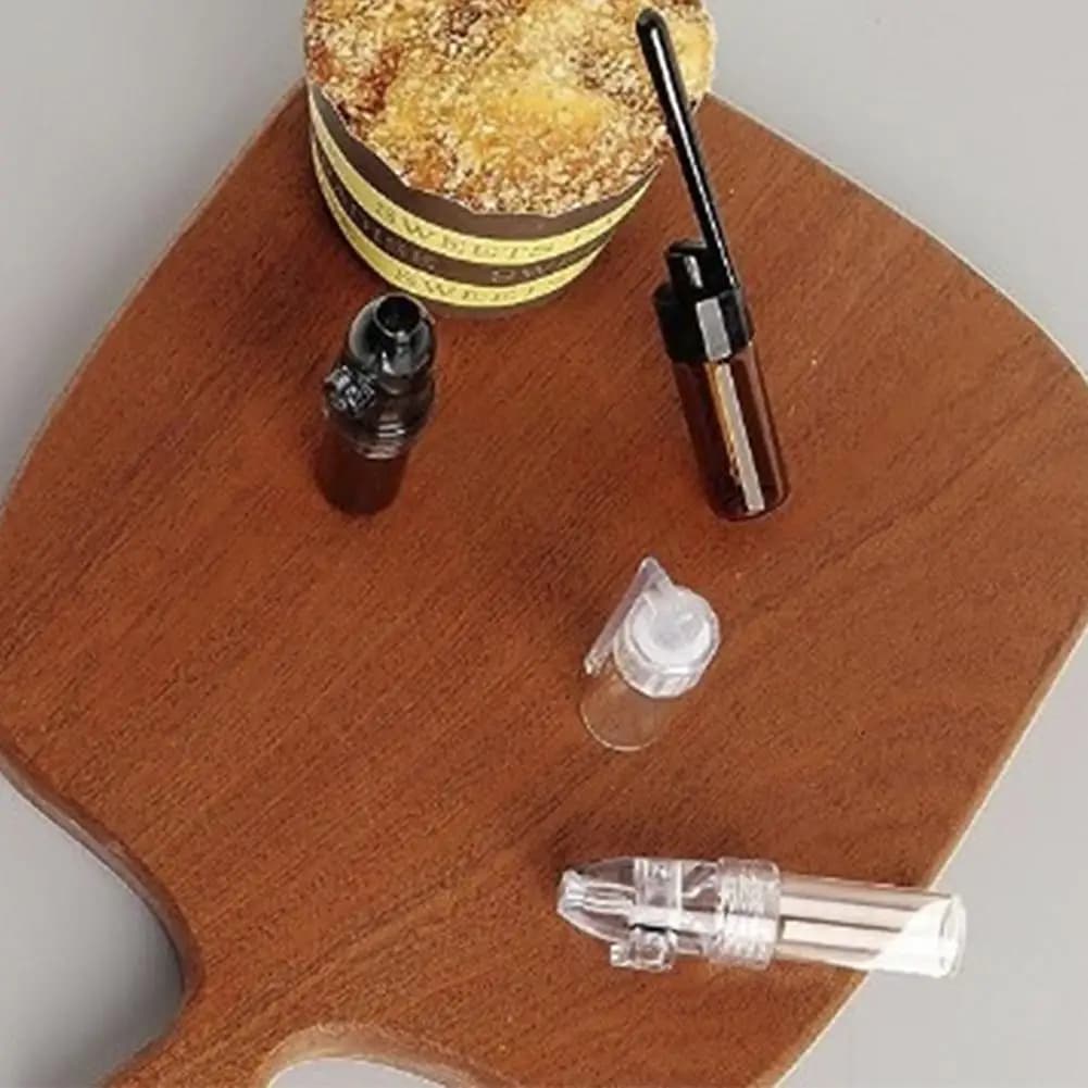 Contenitore per condimenti Bottiglie di vetro durevoli per la conservazione delle spezie per mini contenitori portatili da viaggio a casa con imbuto per il campeggio all'aperto