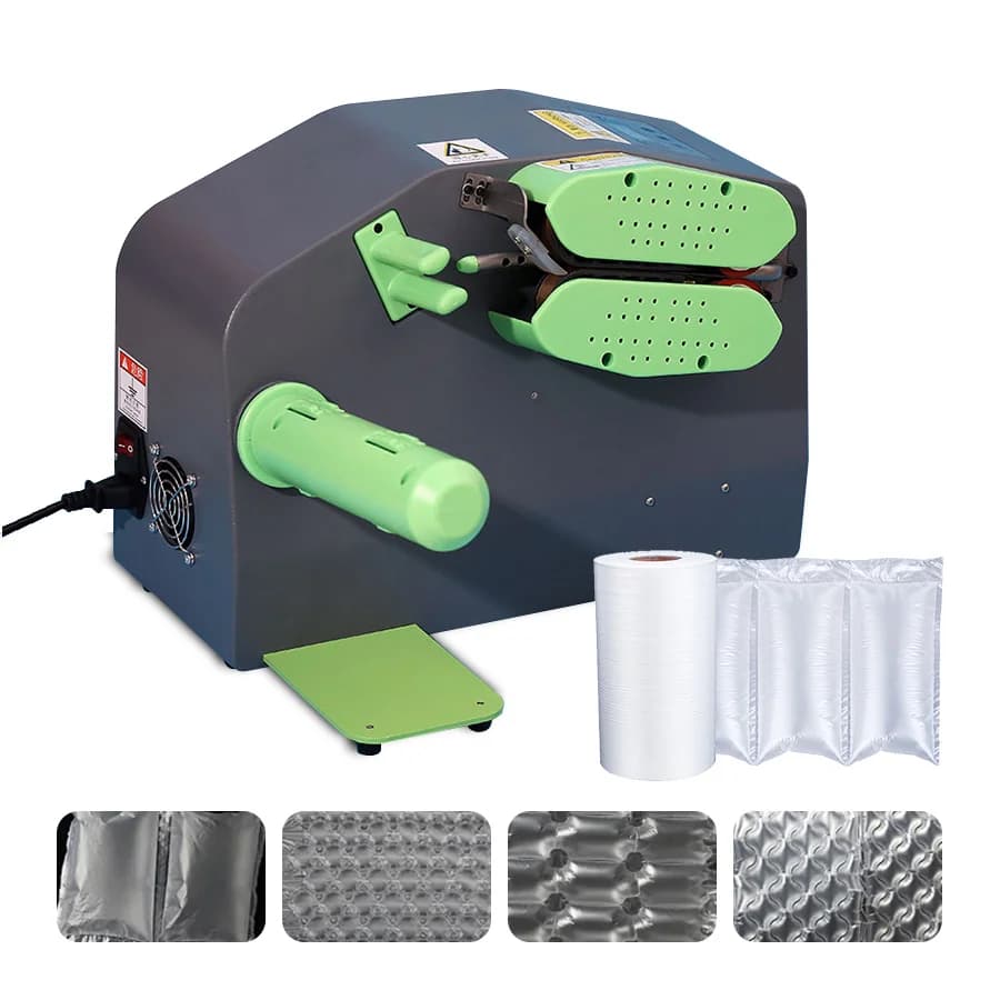 Air Bag Inflator Cushioning Hoisting Film Bubble Pillow Shock Resistant Drop Cotton Air Cushion Machine Bubble Film Inflator Mac