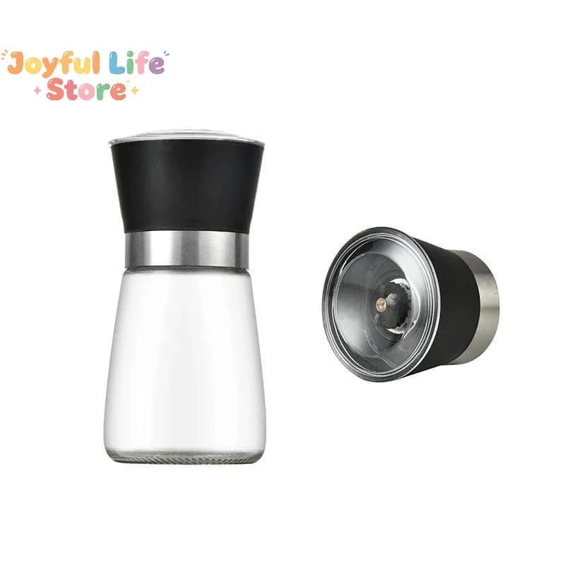 Hot Sale Manual Salt Pepper Grinder Stainless Steel Glass Spice Bottle Household Kitchen Gadgets