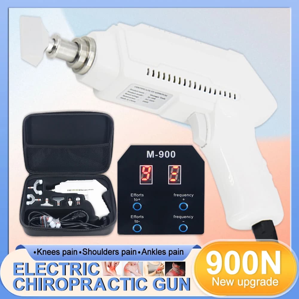 Effective 900N electric chiropractic adjustment tool for correction of spine Backache therapy Home Use massage battery