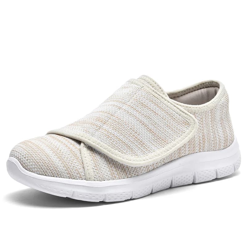 Women Diabetes Shoes For Wide Fat Foot Hallux Valgus Bunion Swollen Feet Non-Slip Anti-Skid Plus Big Size 41 42 43 44