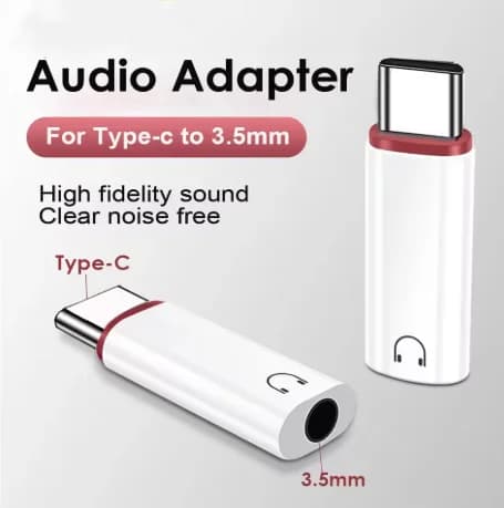 3.5 mm female to C type male to Samsung for Xiaomi Redmi Huawei Converting headphone converter AUX audio adapter for OTG earphones