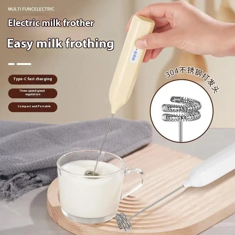 1 pz montalatte elettrico batteur per uova portatile schiumatore caffettiera frullatore mixer mini frullatore portatile utensile da cucina