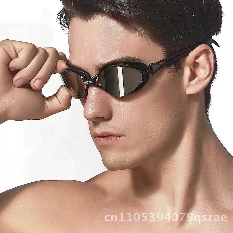 Professional HD swimwear for men and women Flat lenses waterproof anti-fog anti-fog UV resistant to comfortable shocks