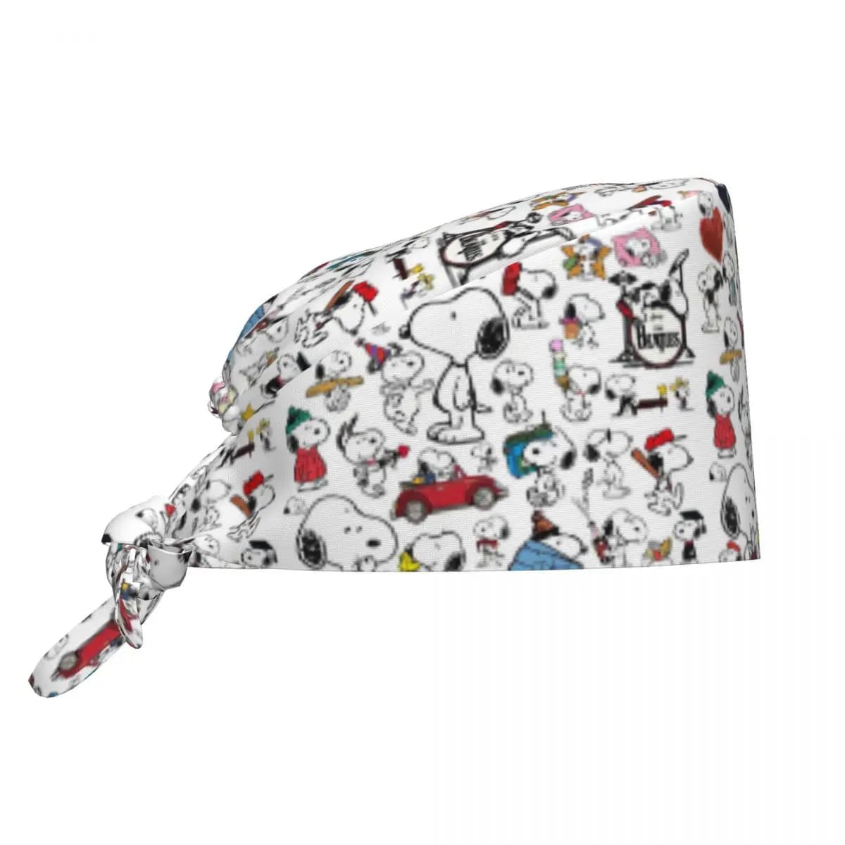Cappello da Lavoro Traspirante Personalizzato S-Dog-Snoopies per Infermieri, Cappello Chirurgico, Berretto Medico per Ospedale e Farmacia