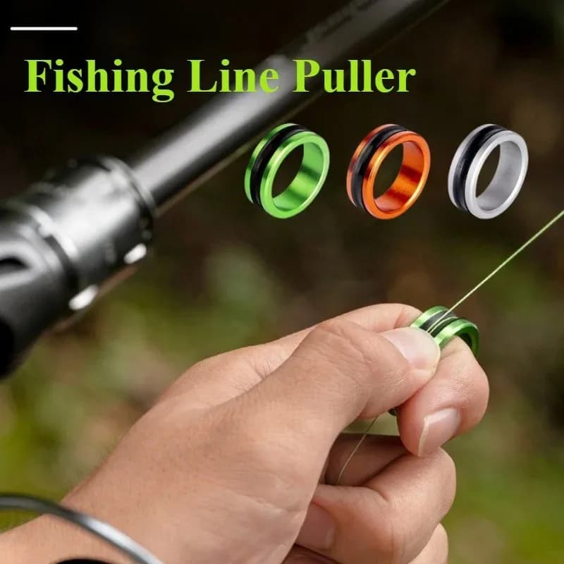 Protective ring for pulley tool, aluminium alloy saw for PE, anti-cutting hand tensioner Fishing equipment Snagging Devi