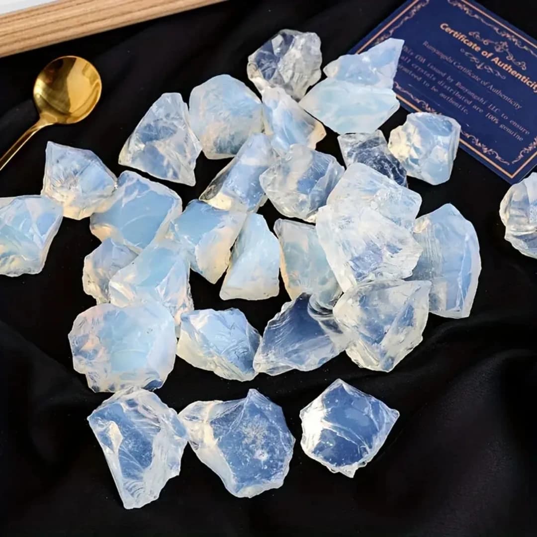 40g/120g/240g Opale Naturale Pietra Grezza, Campione Minerale Irregolare, Pietra Diffusore, Acquario Giardino Bonsai Decorazione Della Casa Regalo
