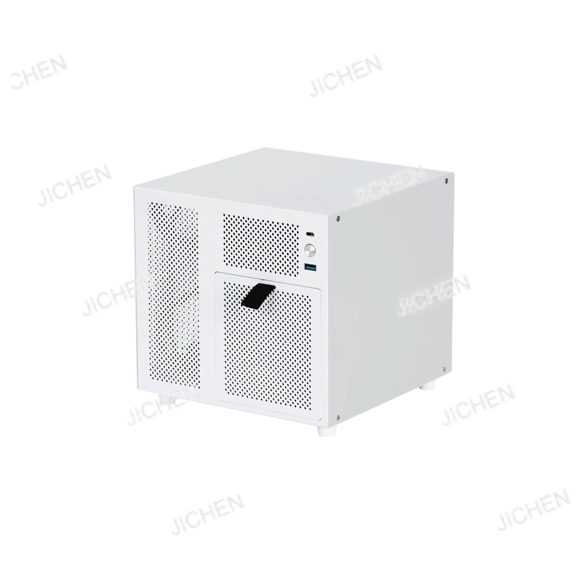 Chassis NAS a 4 dischi Alimentatore SFX Scheda principale ITX Server di archiviazione domestica Piccolo chassis