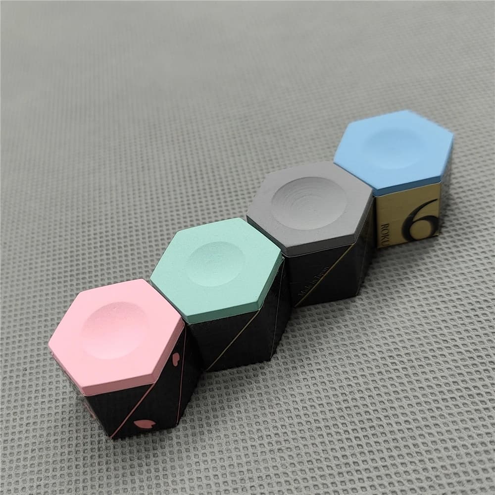 Kamui Chalk Roku Premium Gesso da biliardo Gesso Azzurro Biliardo Piscina Carom Cue Stick Punta Gessetti Accessori da biliardo