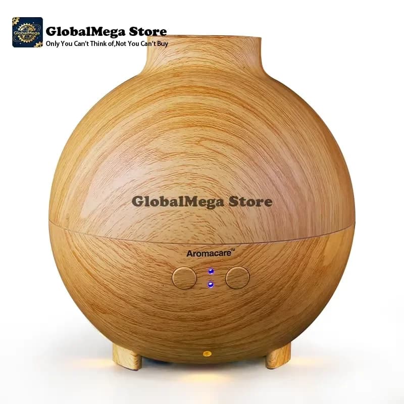 2026 Latest Wood Grain Aroma Diffuser 600ml Large Capacity Ultrasonic Air Humidifier for Home Office Bedroom Decorative