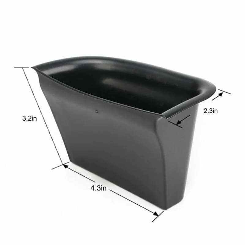 1 Paio di Scatole Portaoggetti per Maniglie Laterali Auto per Volvo S90 V90 CC 2017-18, Decorazioni Interne, Accessori Auto 7.1 X 5 X 3.7