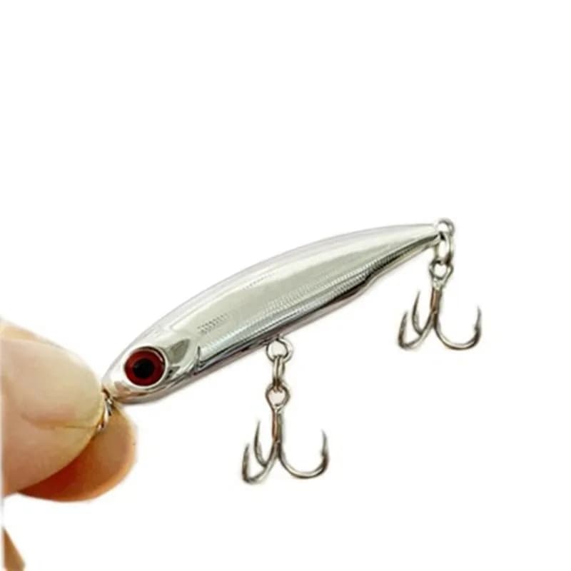 Ufishing 3.5g/5g/8g/12g argento elettrolitico affondamento matita da pesca esca esca 1 pz lungo Cast pesca Wobbler
