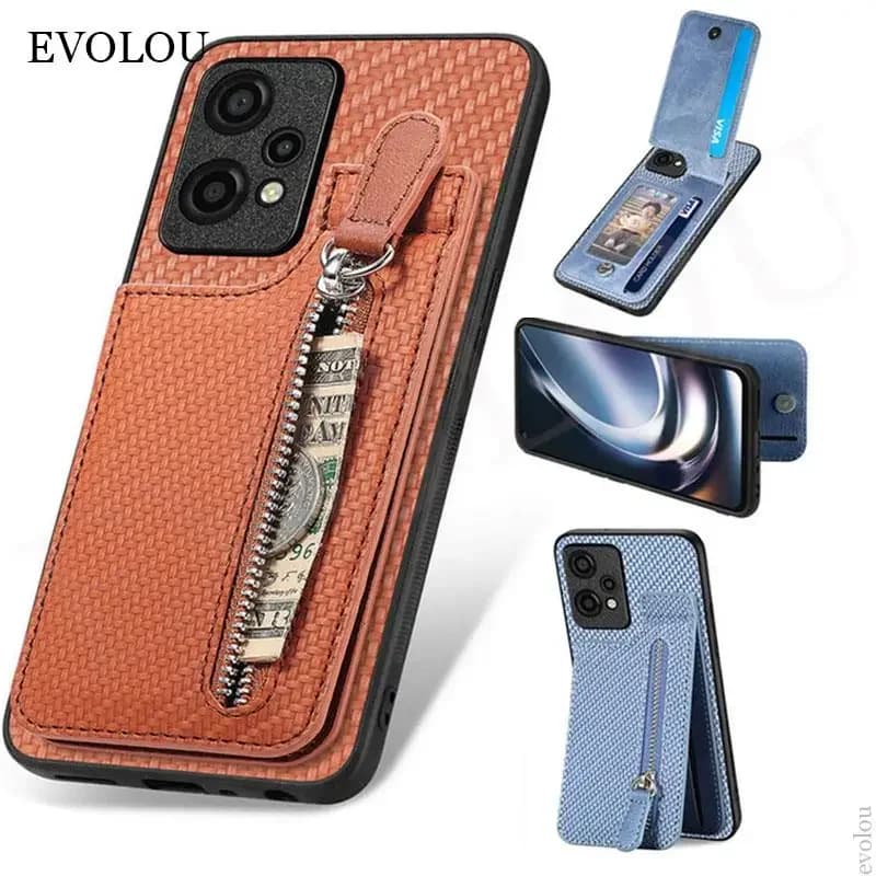 For Xiaomi 14T Pro 14 T Carbon Fiber Leather Card Hinge Phone Case for Xiaomi Mi 14TPro Stand Flip Cover Shell