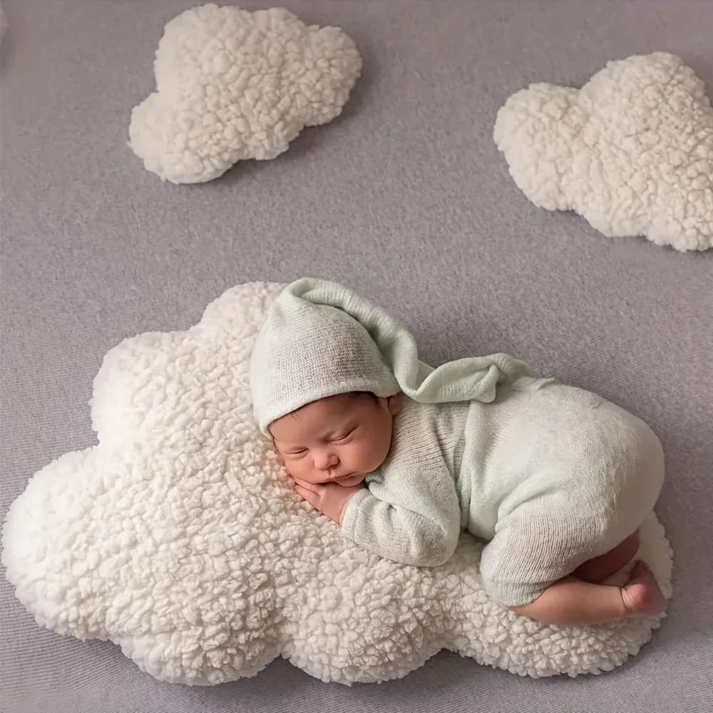 Puntelli per fotografia neonato cuscino per nuvola cuscino per foto cuscini in posa cestino Filler accessori per oggetti di scena per fotografia neonato