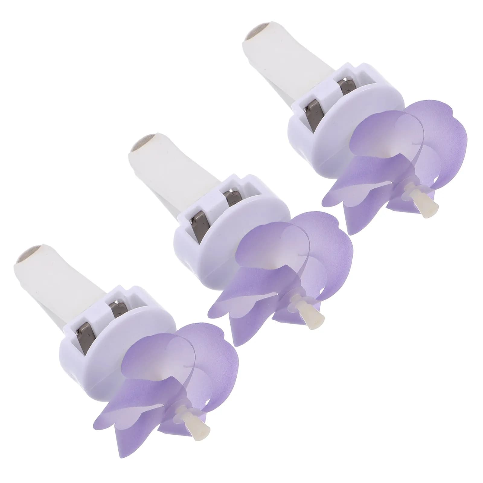 Set di 3 Deodoranti per Auto a Forma di Mulino a Vento, Clip per Bocchette d'Aria con Fiori e Foglie d'Acero Rotanti, Decorazione per Interni Auto, Profumatore per Aria Condizionata