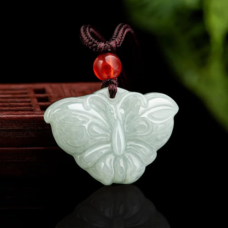 True Natural Burmese Butterfly Flower Piece, Pendant with sticky seeds for women, perfect gift for friends