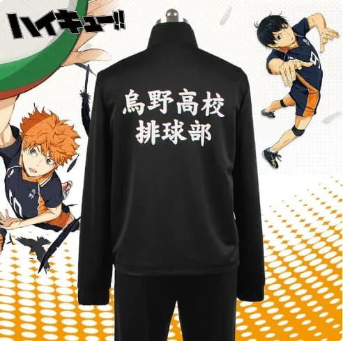 Anime Haikyuu Hinata Shoyo Karasuno High School Volleyball Sportswear Christmas party Cosplay Short sleeve Uniform short sleeve