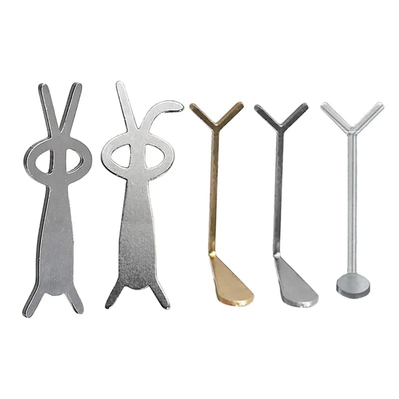 5 pcs set of magnetic sticks for cat eyes, rabbit bear, tools for nail art, small magnetic sticks in iron for magnetic nail polish effects