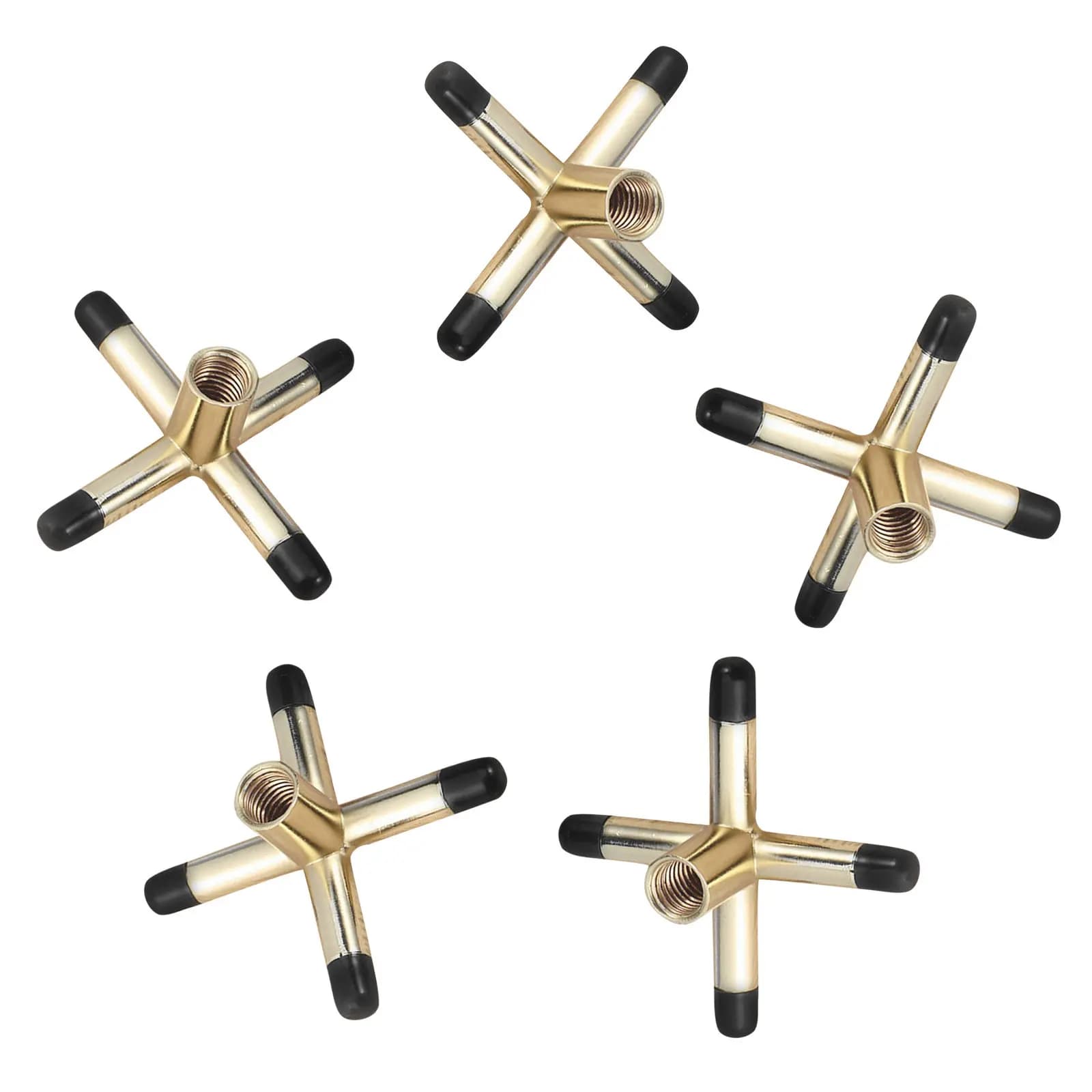 Set di 4 Poggiatesta per Stecca da Biliardo a Forma di Croce, Antiscivolo, per Controllo Preciso dei Colpi, Ergonomico e Confortevole