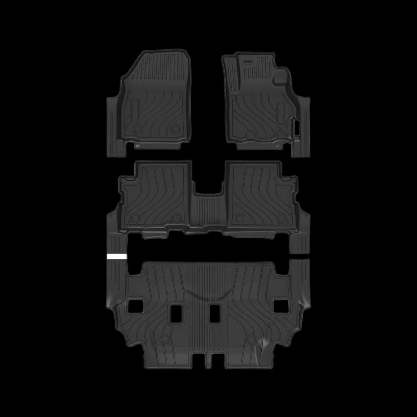 [RHD]XPANDER CROSS（7seats） 2024 Four Seasons Waterproof and Anti-Slip TPE Floor Mat for Cars.