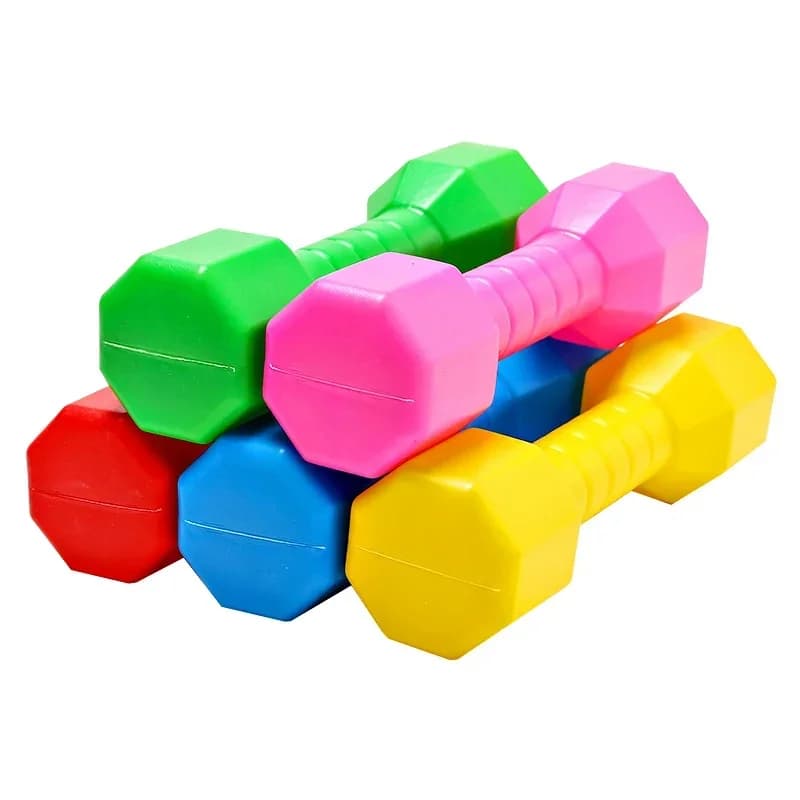 2 pcs for children with plastic handlebars fitness equipment for children training performance outdoor dance tool exercise toy colorful