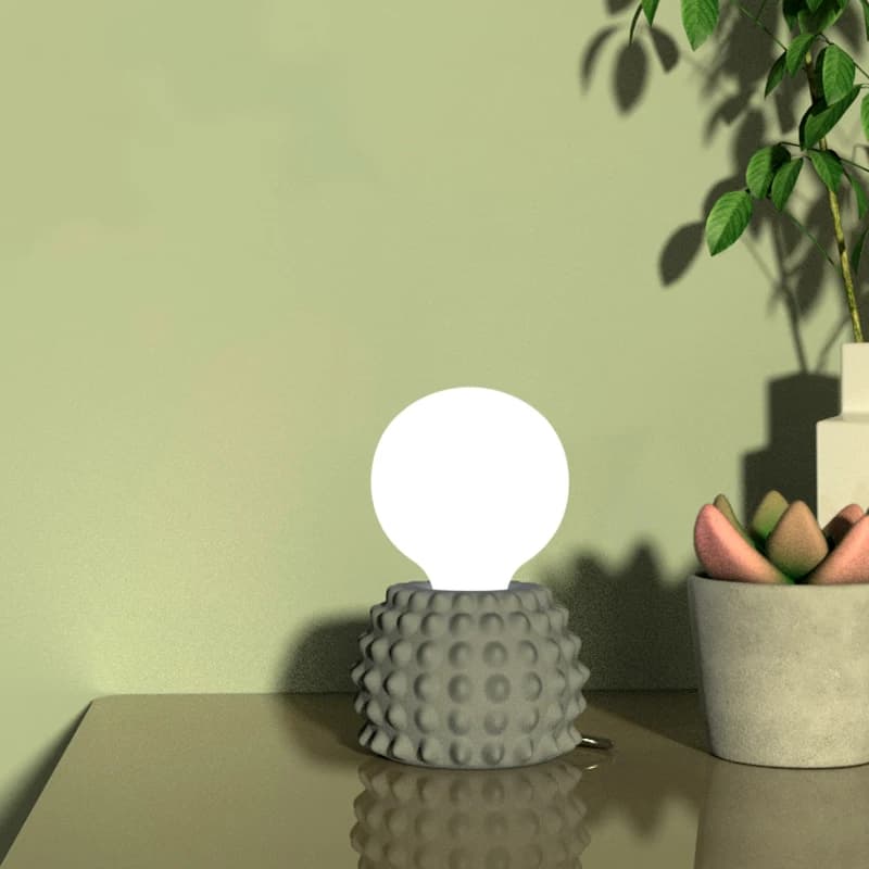 Stampo in silicone per paralume in cemento Decorazione lampada da tavolo in cemento Stampi Strumenti fatti a mano Portalampada per camera da letto Stampi in silicone