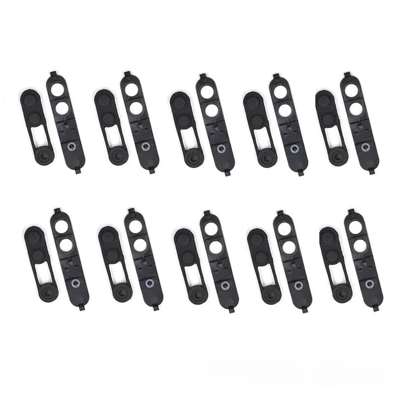 10x PTT Pulsante di Blocco e Chiave in Gomma Kit Motorola XiR P3688 DEP450 DP1400 Palmare Walkie Talkie Cornice Lunetta Accessorio di Ricambio