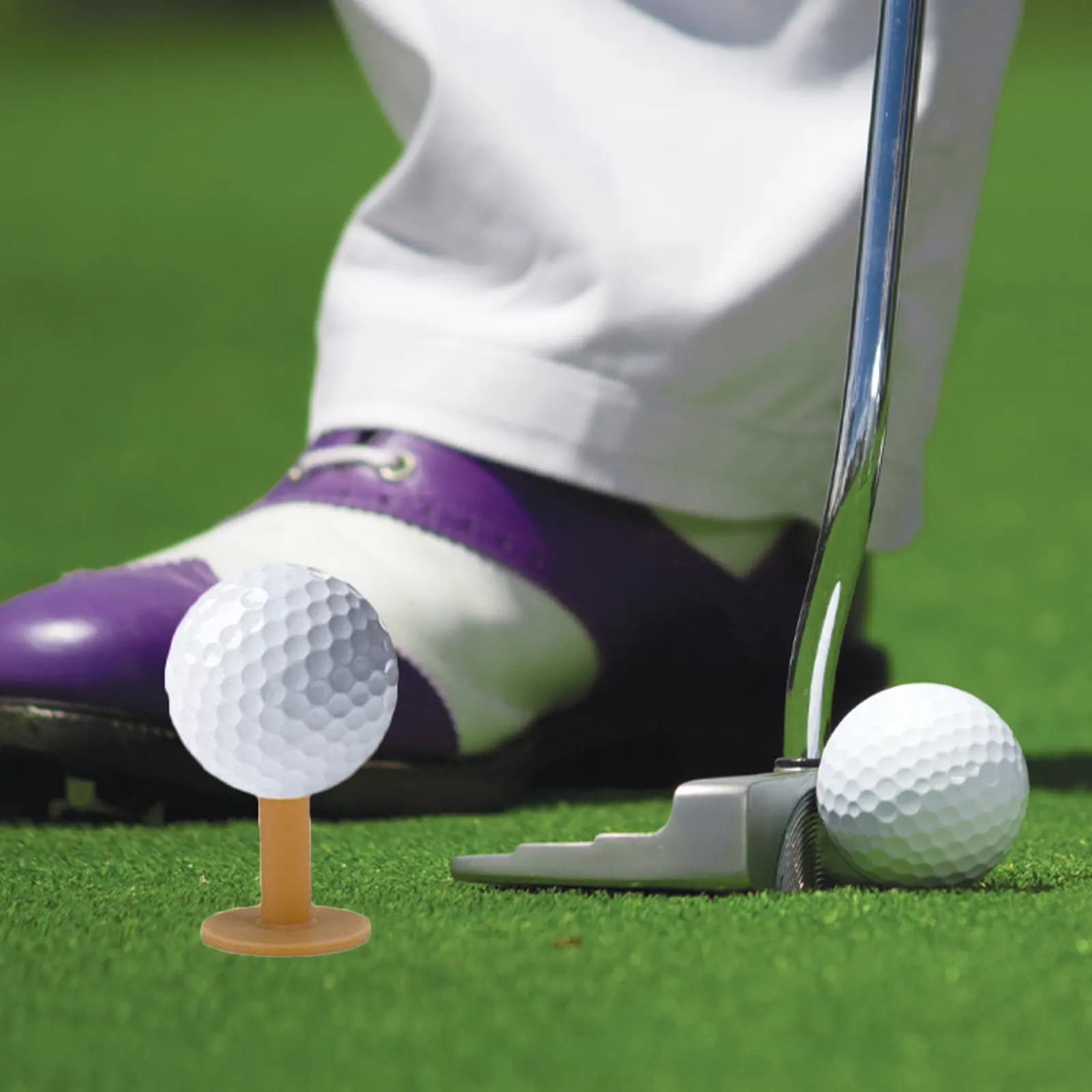 20 Pezzi Tee da Golf Professionali in Gomma per Precisione e Distanza nel Driving Range