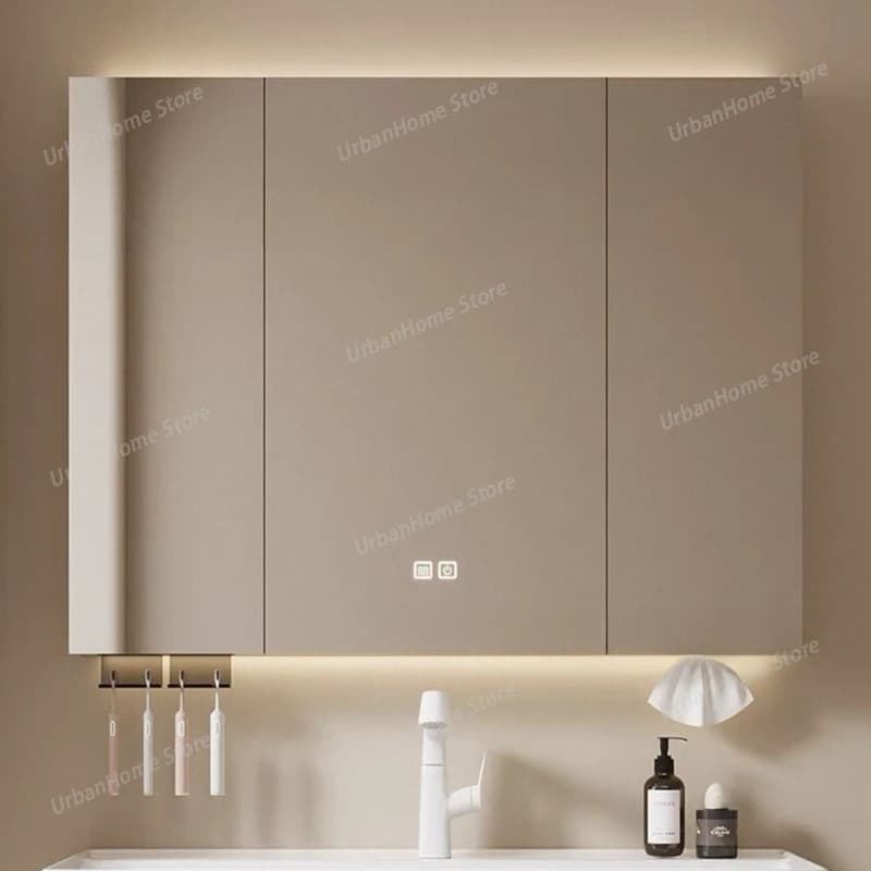 Specchio da Bagno Intelligente Vanity con Illuminazione Avanzata, Specchio da Bagno alla Moda, Arredamento Moderno per Bagno Ls50ysj